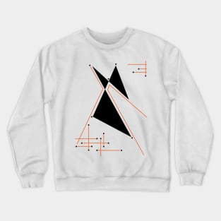 Linear abstract design Crewneck Sweatshirt